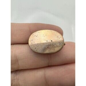 Vintage Copper Oval Engravable Pin